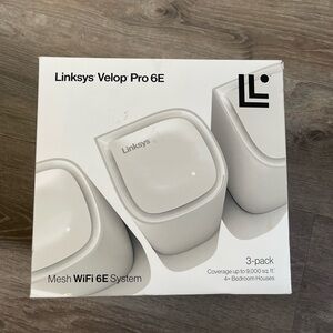 Linksys Velop Pro 6E Mesh WiFi System -new